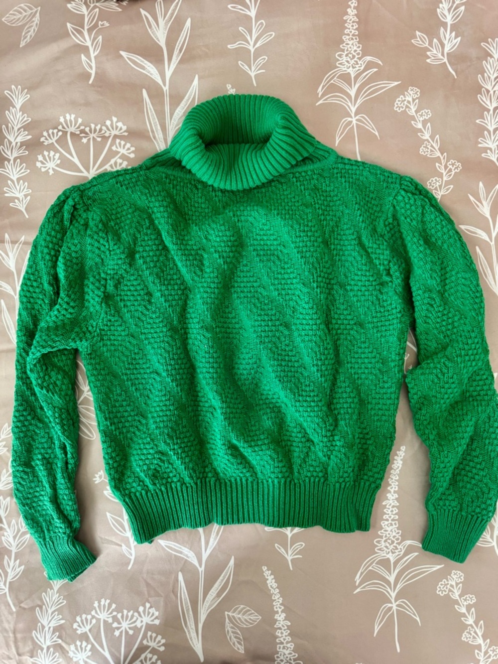 VINTAGE Early 90s 100% Cotton Turtleneck Sweater! - Picture 7 of 10